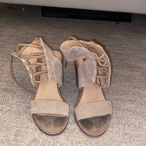 Steve Madden lace up mules